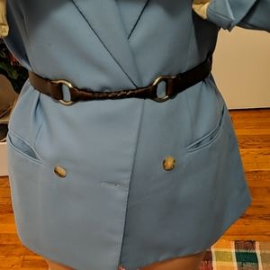 Ann Taylor brown leather belt